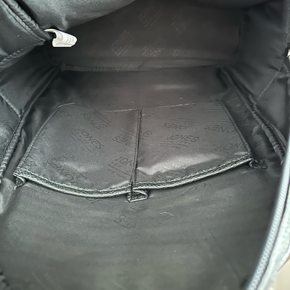 Black Leather Backpack - Picture 10 of 10